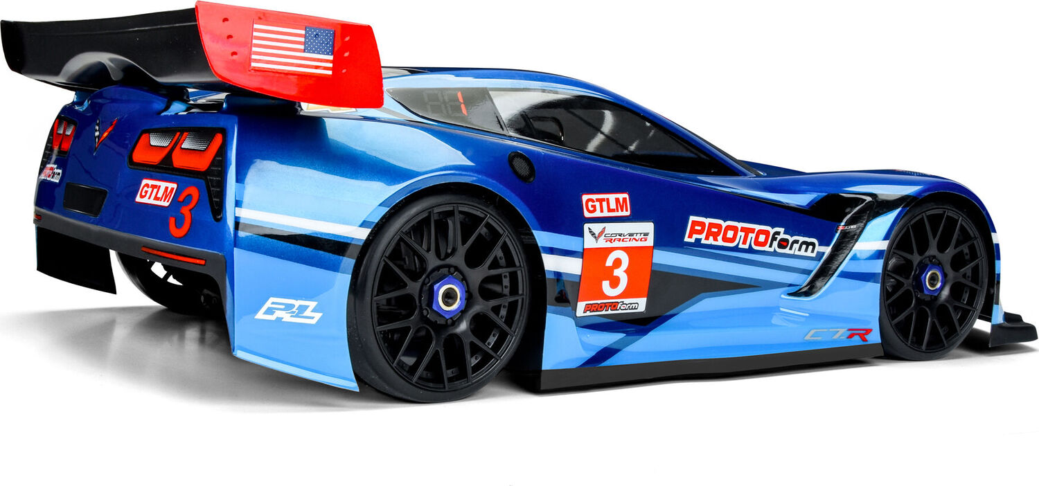 1/8 Chevrolet Corvette C7.R Clear Body: 1:8 GT (Short Wheelbase)